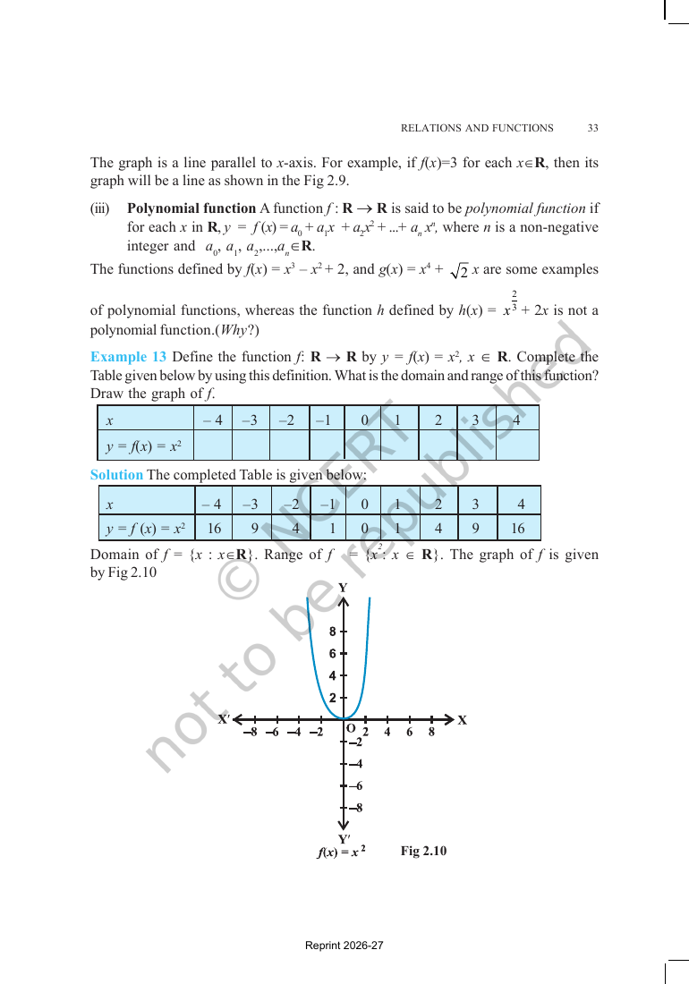 Page 10 of Relations and Functions