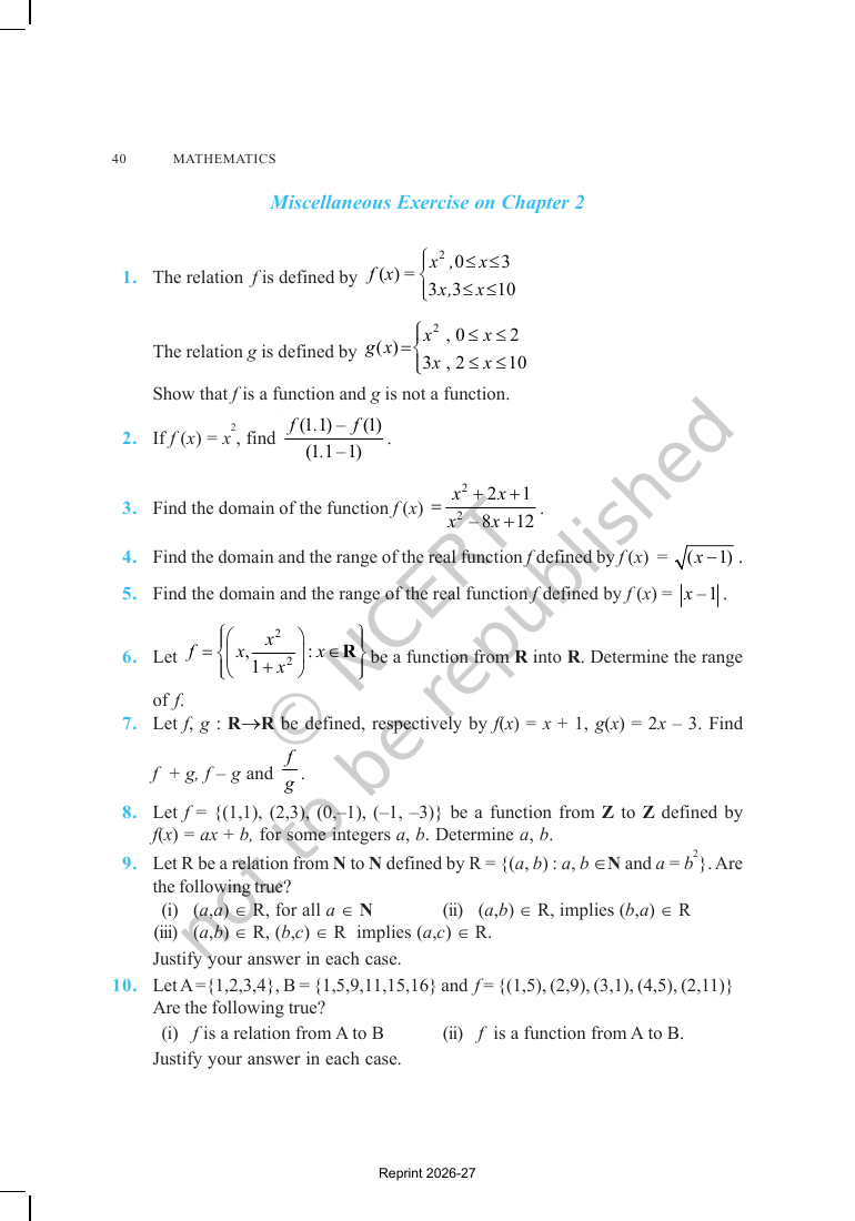 Page 17 of Relations and Functions