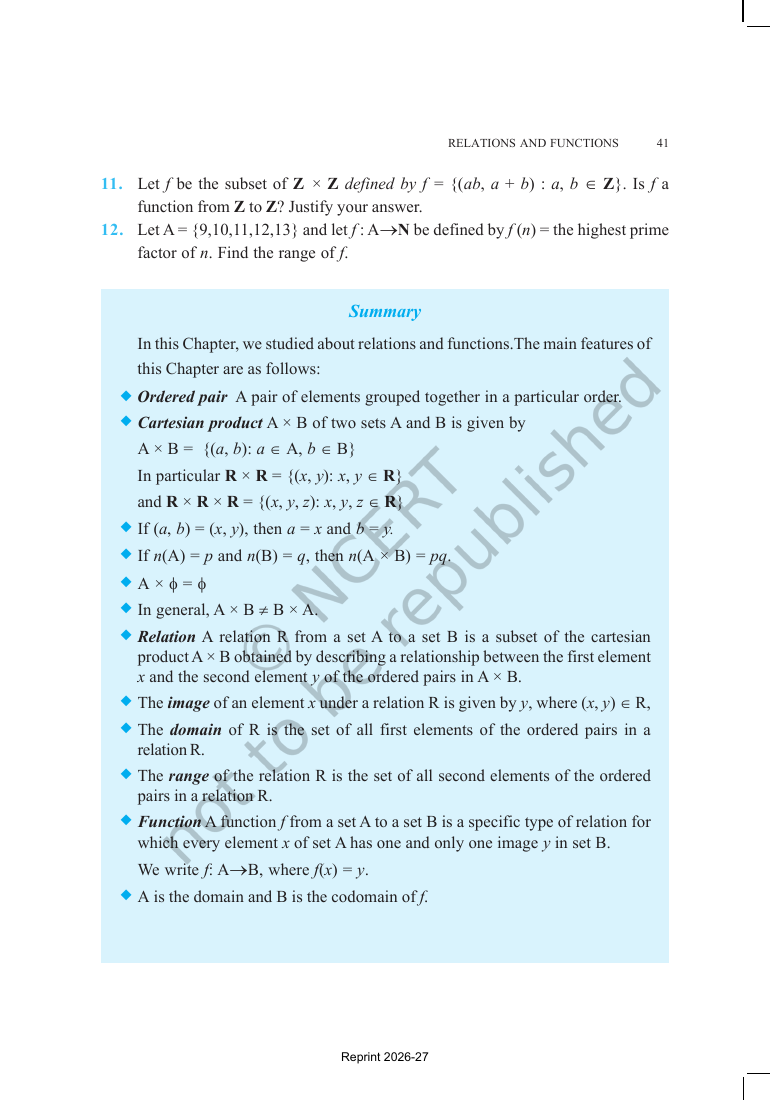 Page 18 of Relations and Functions
