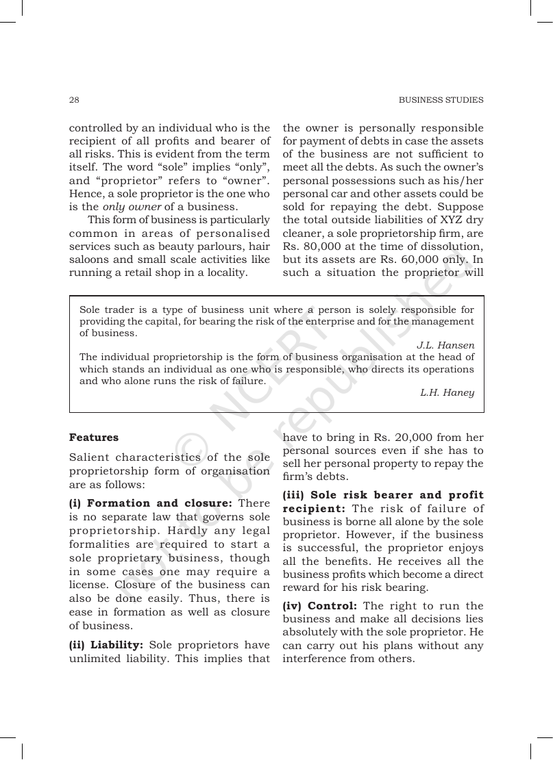 Page 3 of Forms of Business Organisation