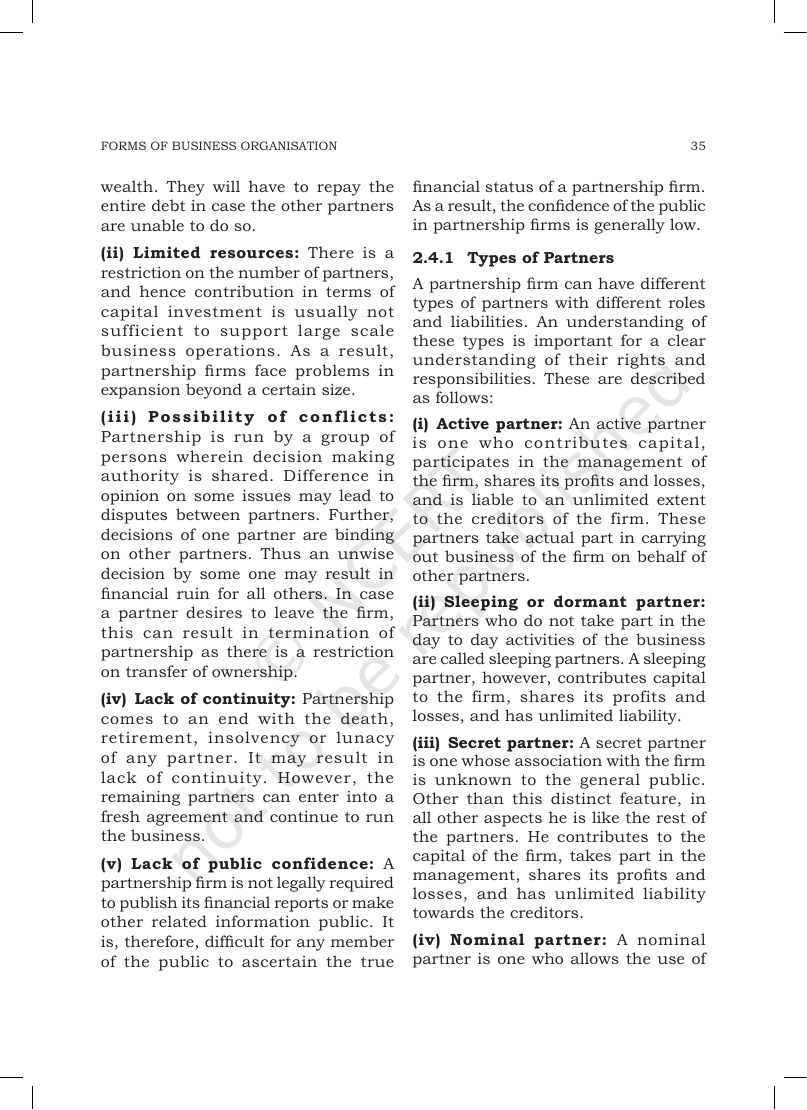 Page 10 of Forms of Business Organisation