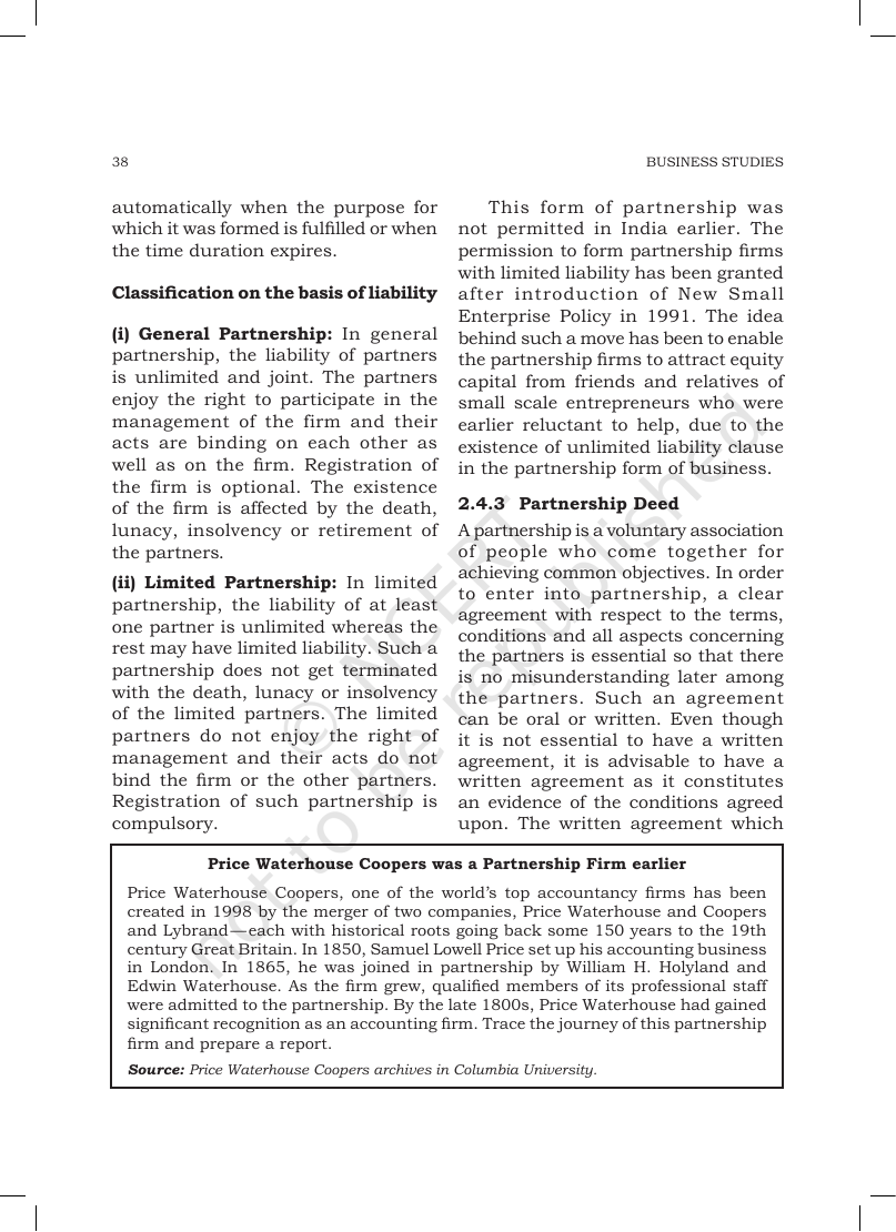 Page 13 of Forms of Business Organisation