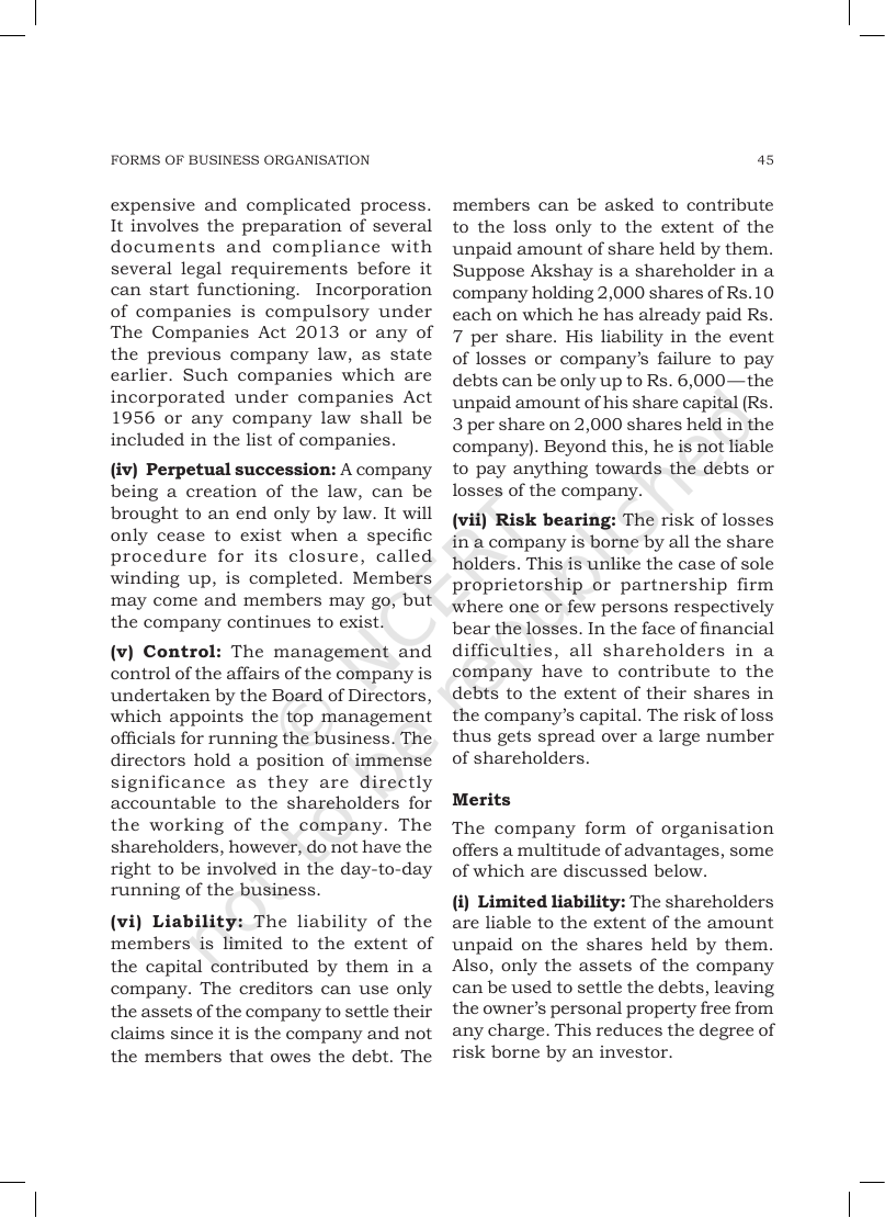 Page 20 of Forms of Business Organisation