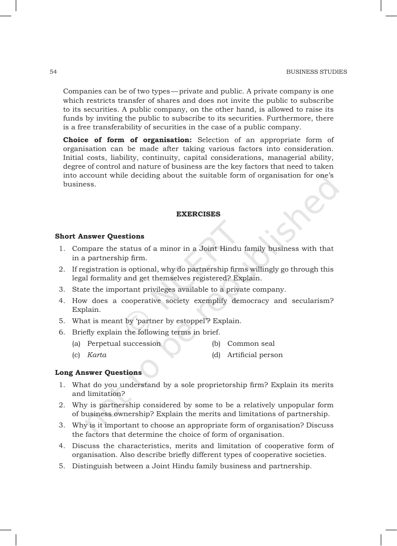Page 29 of Forms of Business Organisation