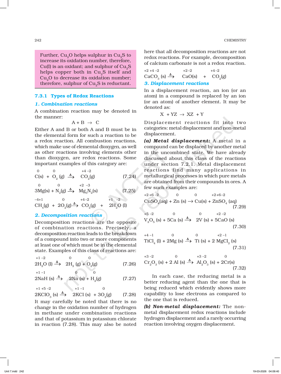 Page 8 of Redox Reactions