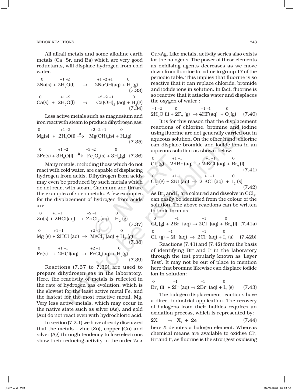 Page 9 of Redox Reactions