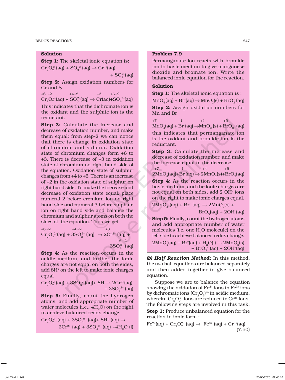 Page 13 of Redox Reactions