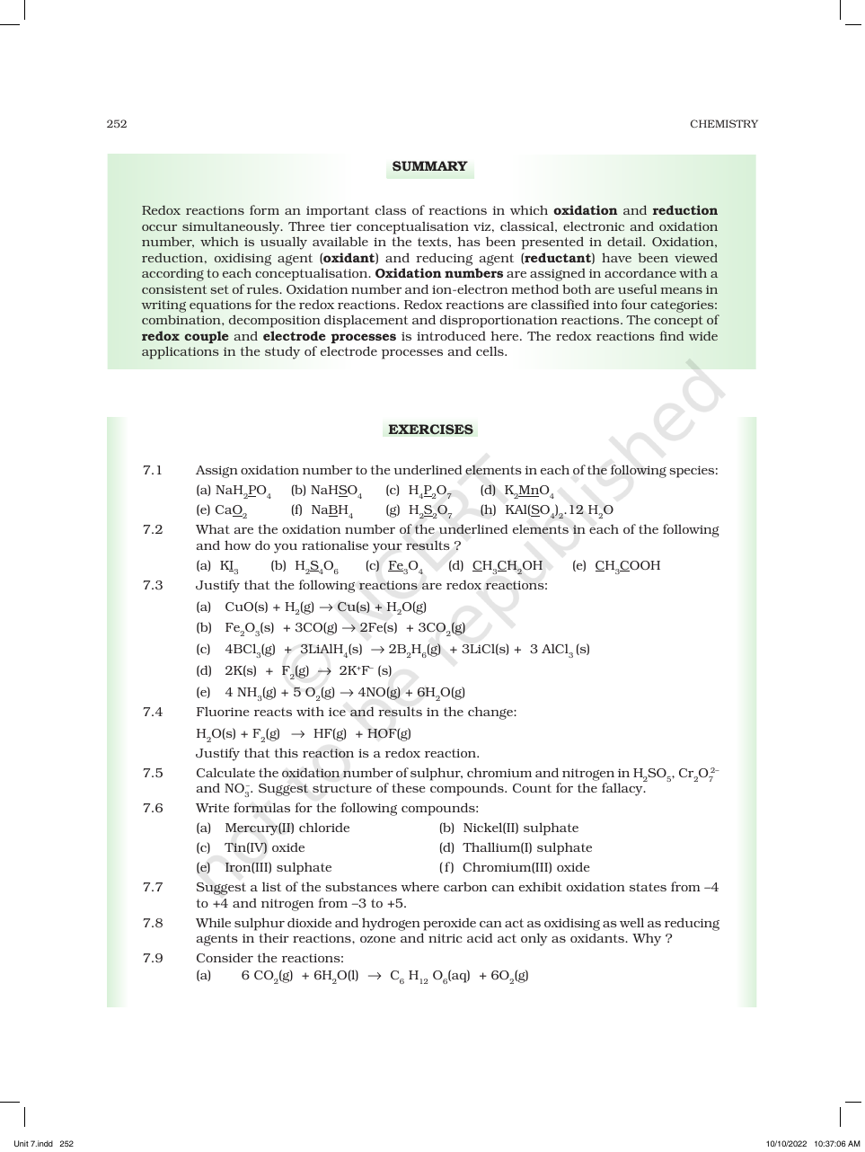 Page 18 of Redox Reactions