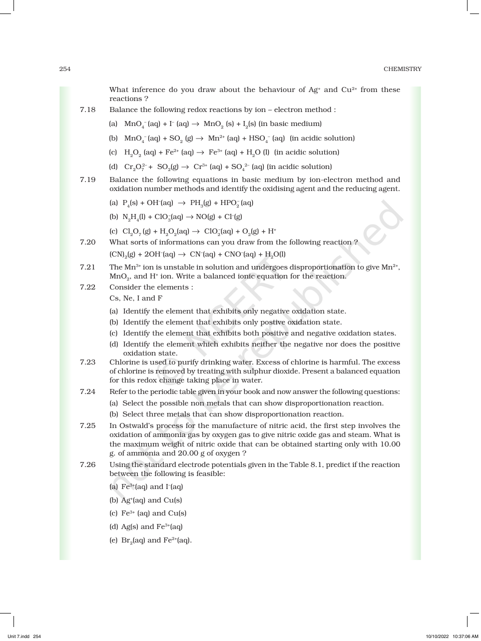 Page 20 of Redox Reactions