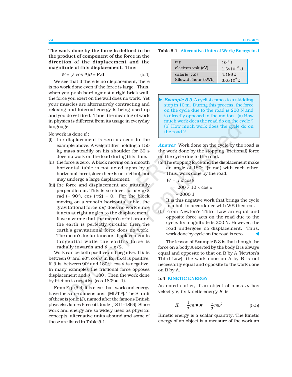 Page 4 of Work, Energy and Power