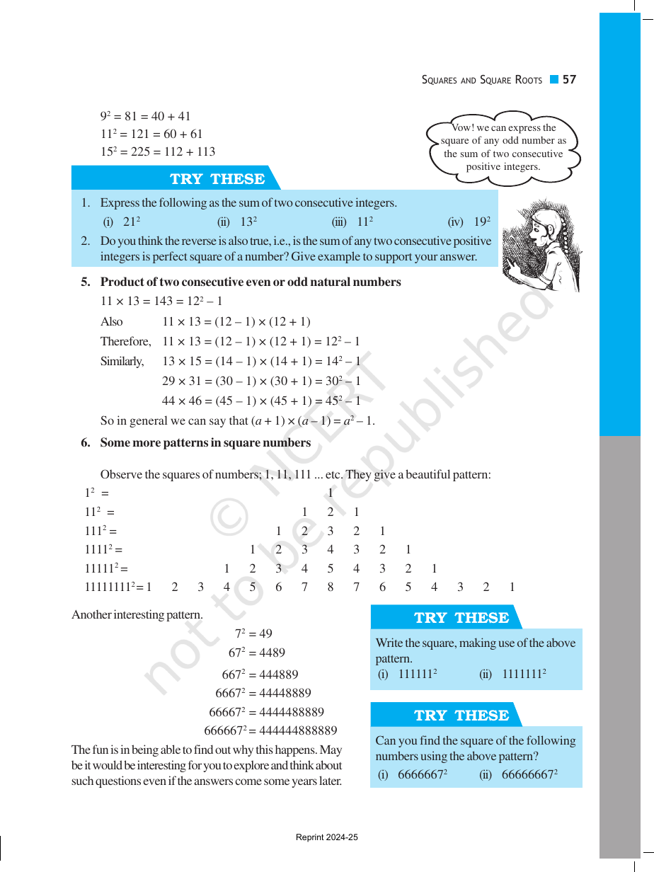 Page 7 of Squares and Square Roots