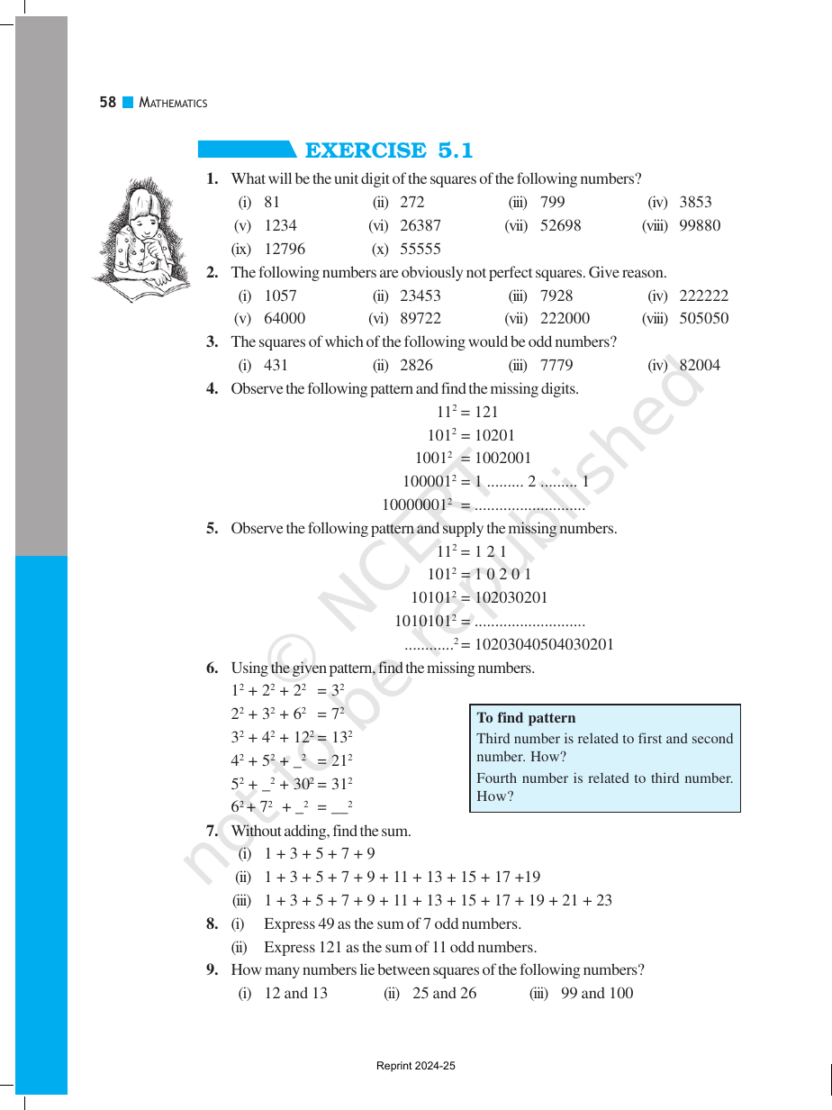 Page 8 of Squares and Square Roots