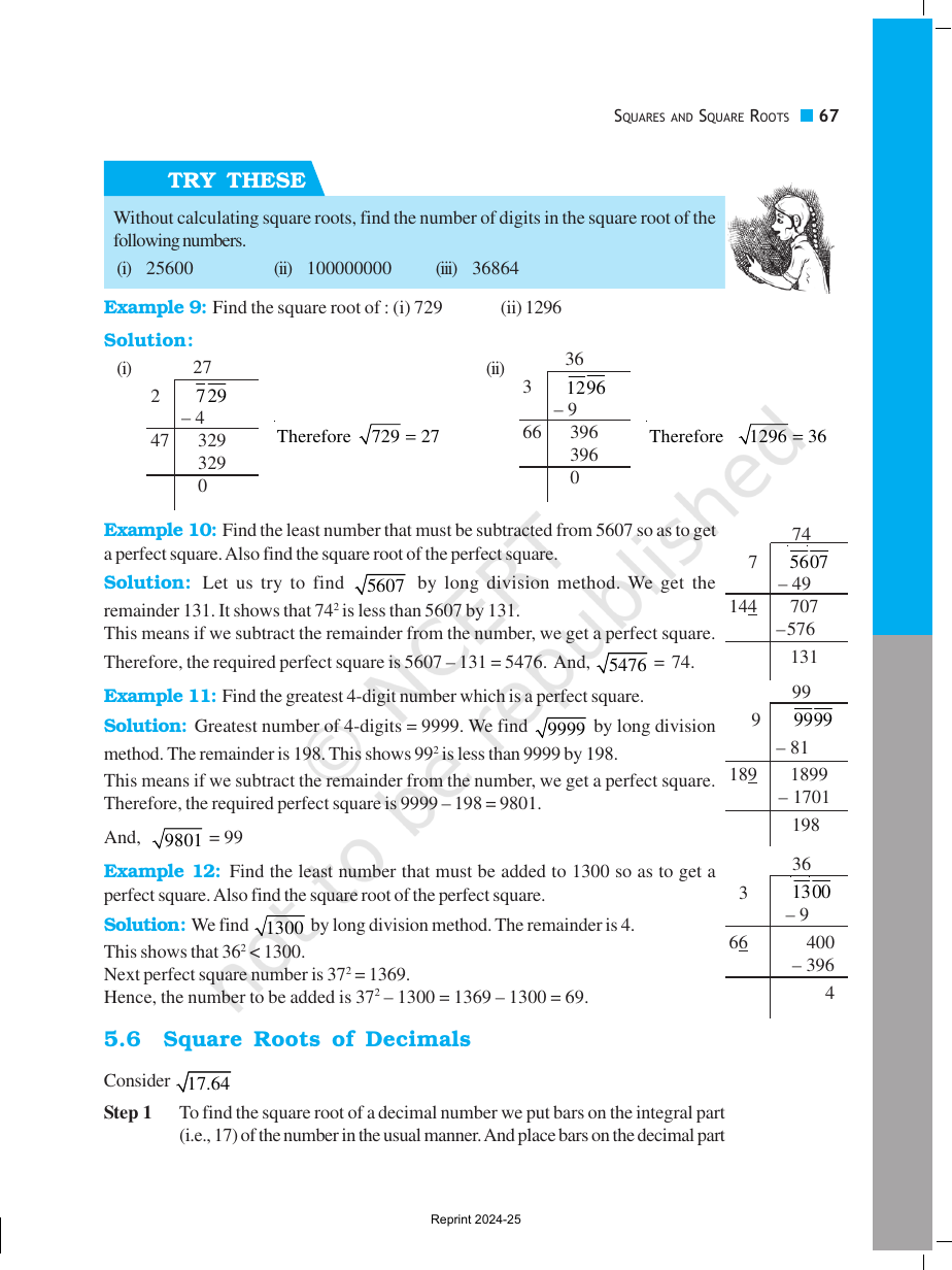 Page 17 of Squares and Square Roots