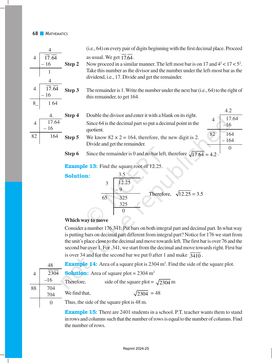 Page 18 of Squares and Square Roots