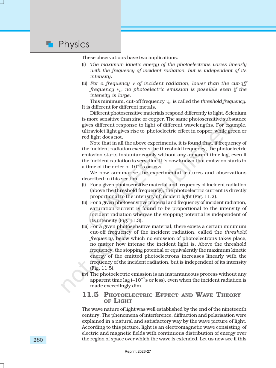 Page 7 of Dual Nature of Radiation and Matter