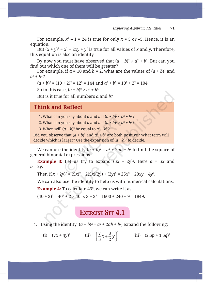 Page 4 of Linear Equations in Two Variables