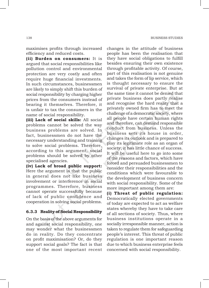 Page 6 of Social Responsibilities of Business and Business Ethics