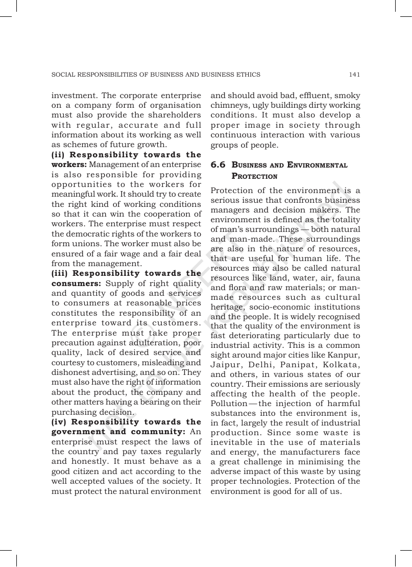 Page 9 of Social Responsibilities of Business and Business Ethics