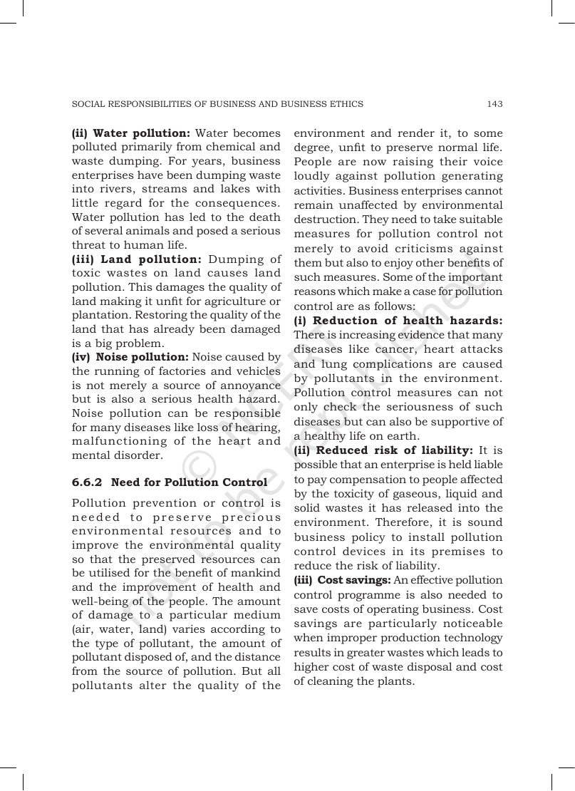 Page 11 of Social Responsibilities of Business and Business Ethics