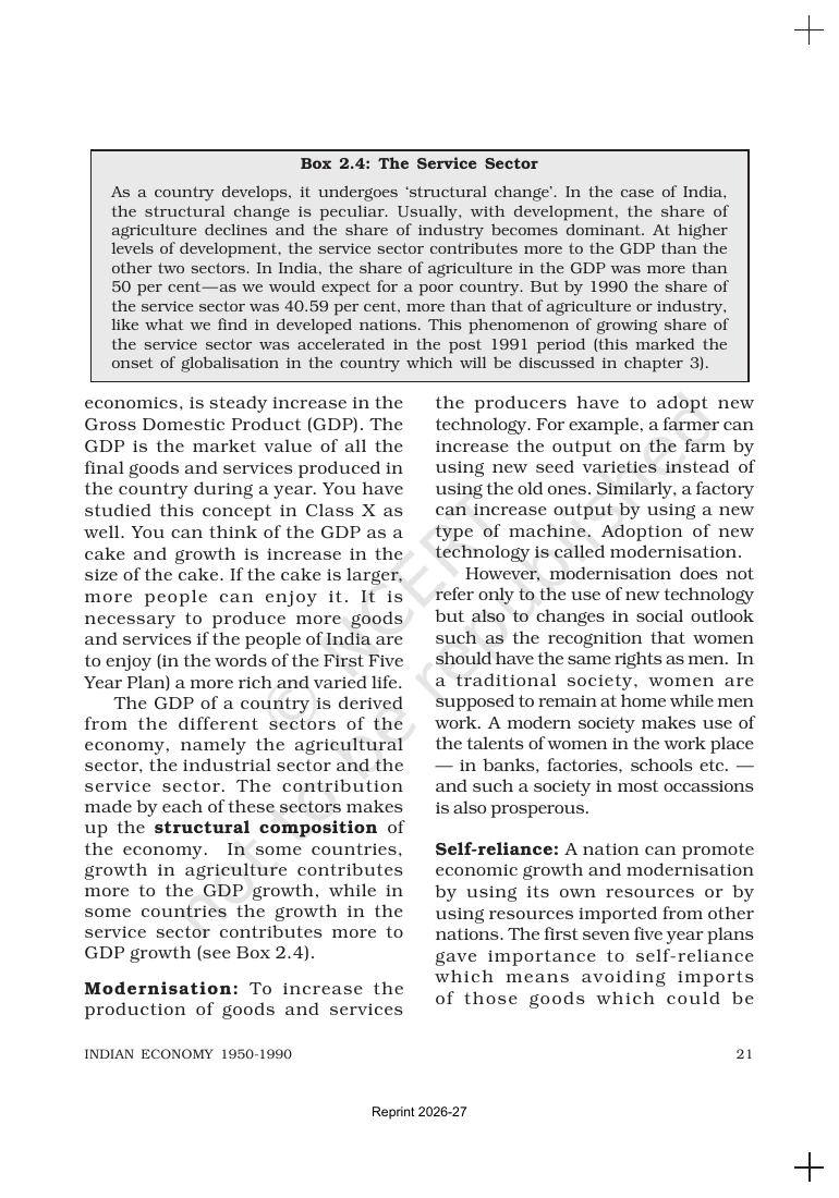 Page 6 of Indian Economy 1950-1990