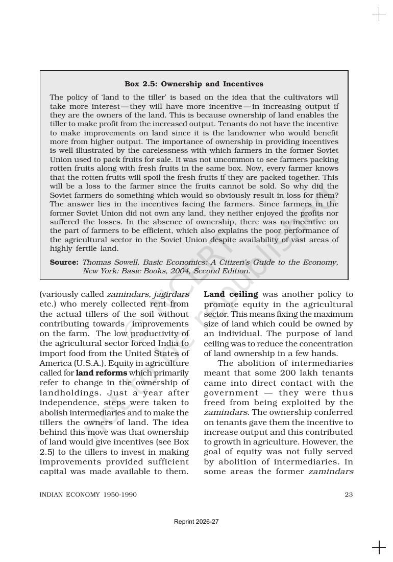 Page 8 of Indian Economy 1950-1990