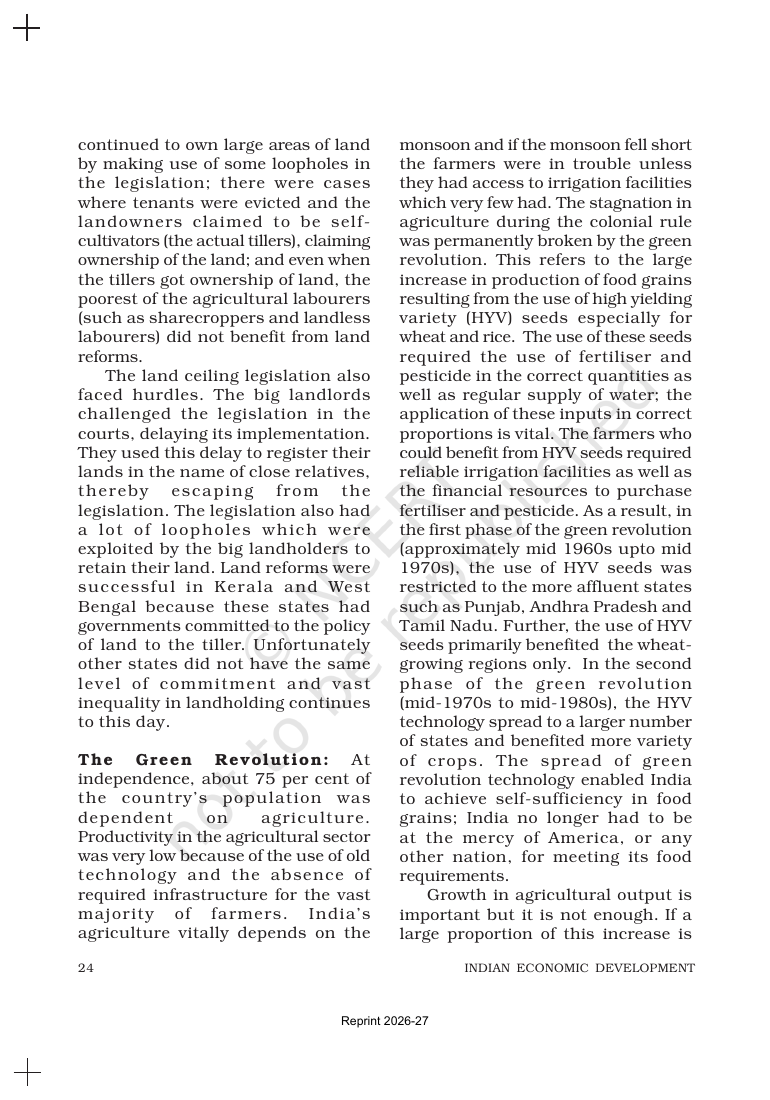 Page 9 of Indian Economy 1950-1990