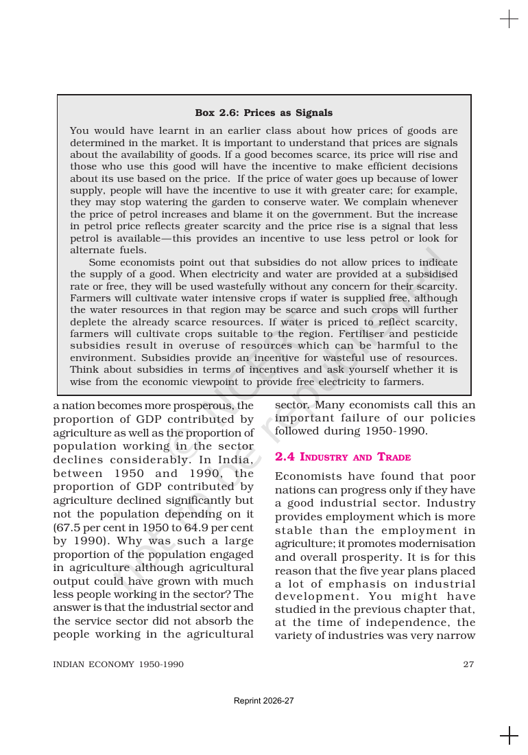 Page 12 of Indian Economy 1950-1990