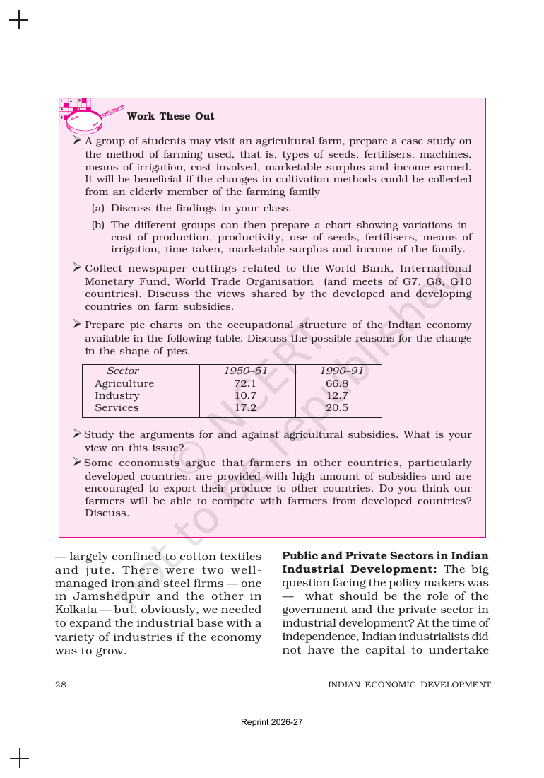 Page 13 of Indian Economy 1950-1990