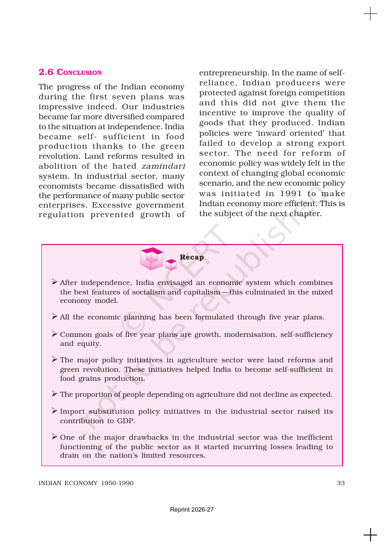 Page 18 of Indian Economy 1950-1990