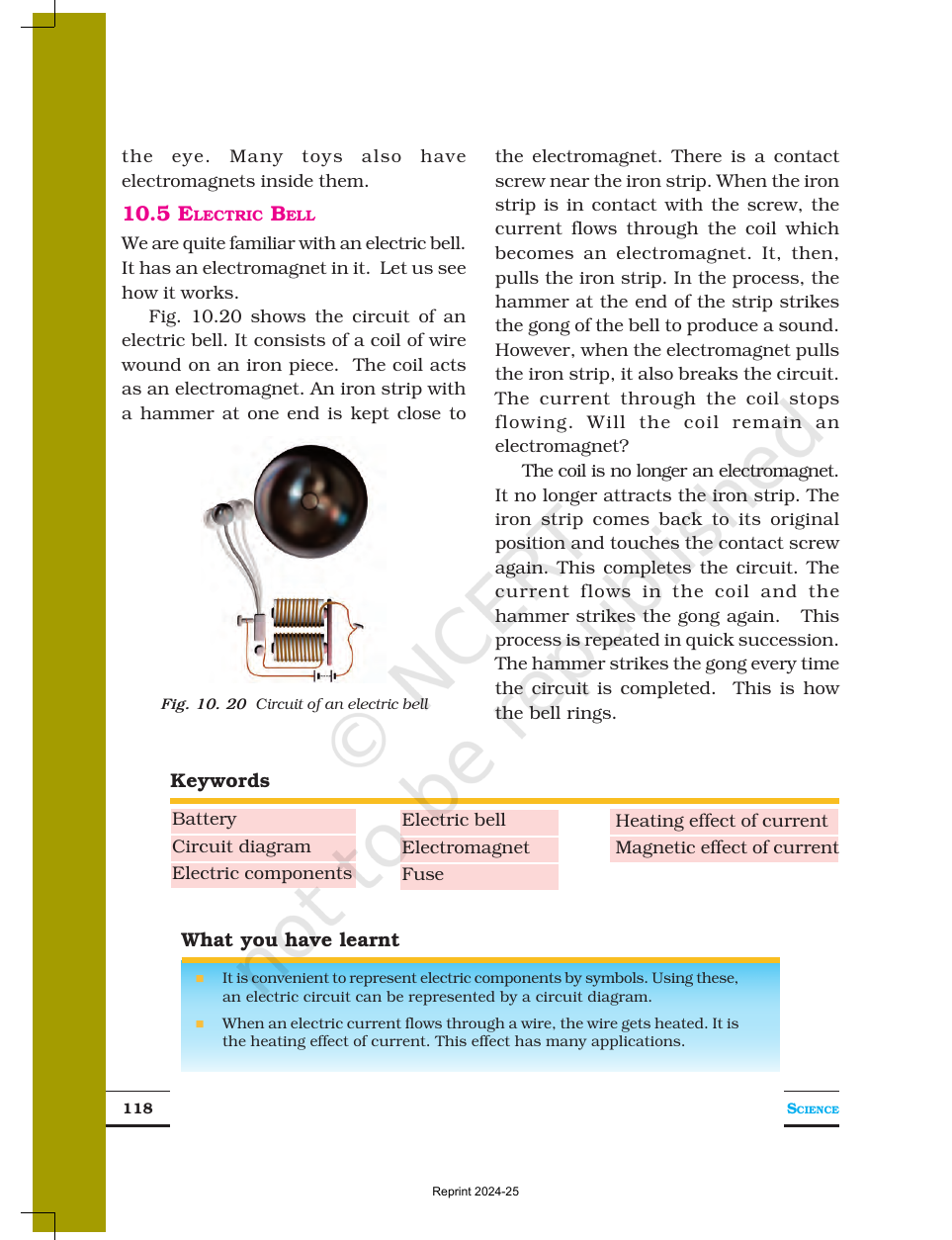 Page 10 of Electric Current and Its Effects