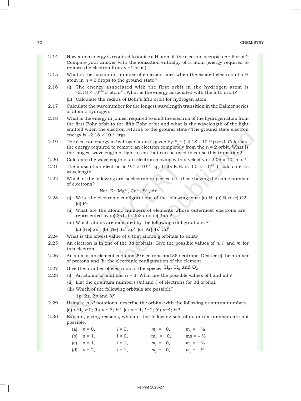 Page 42 of Structure of Atom