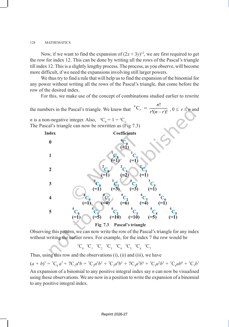Page 3 of Binomial Theorem