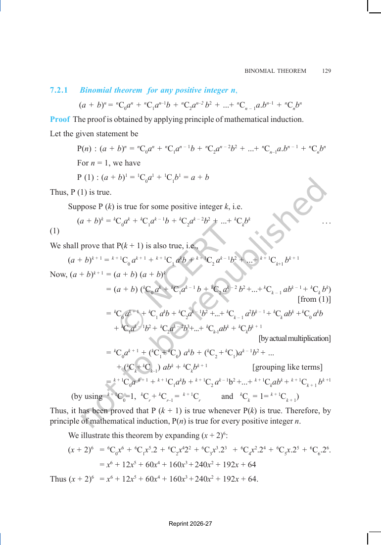 Page 4 of Binomial Theorem