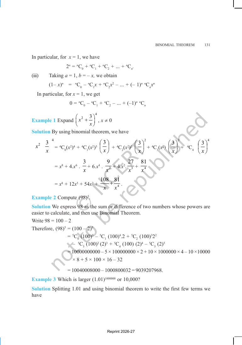 Page 6 of Binomial Theorem