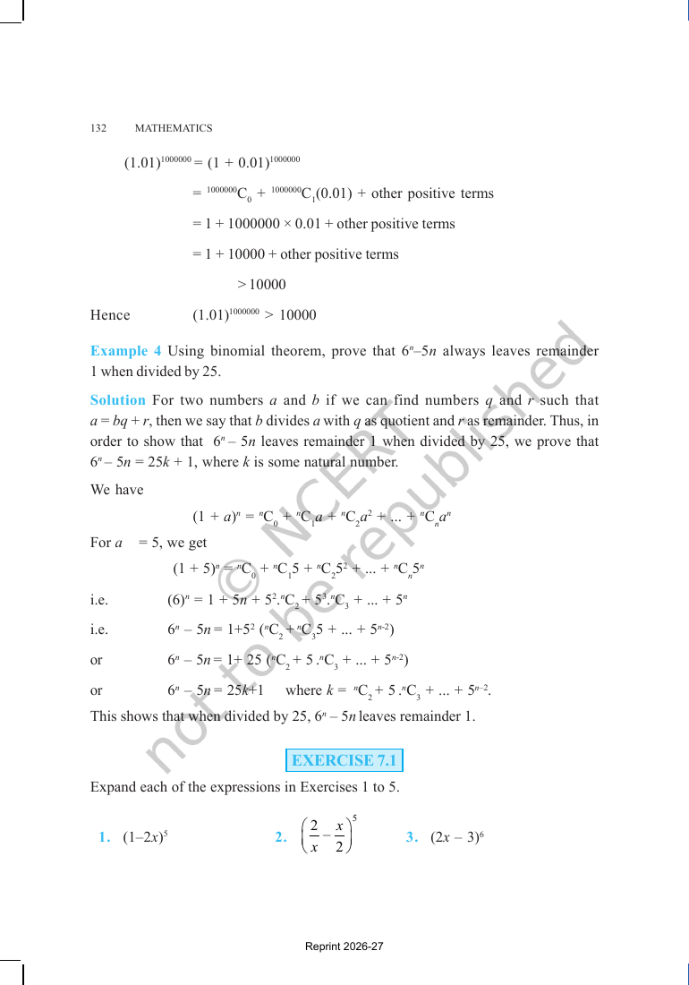 Page 7 of Binomial Theorem