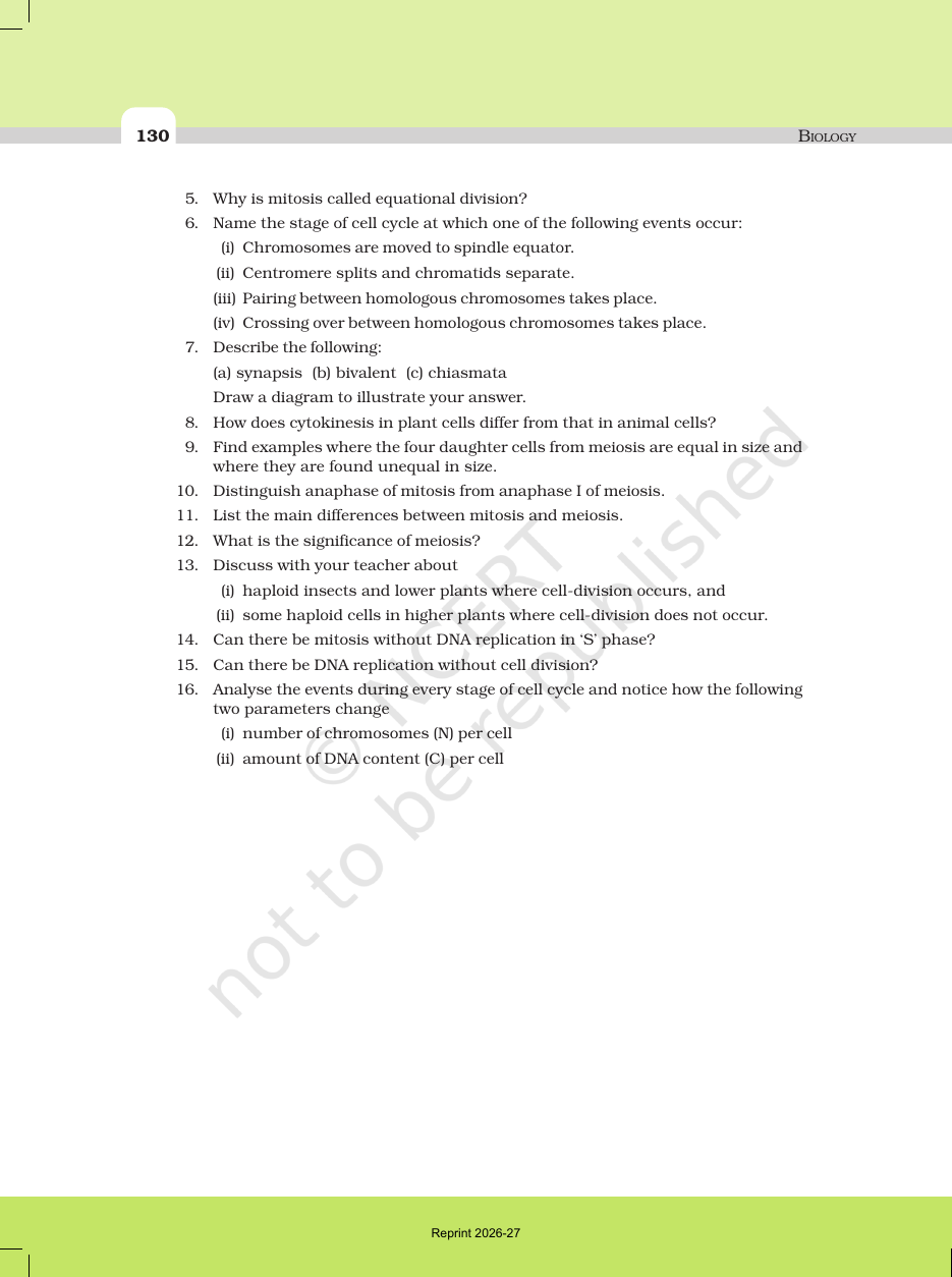 Page 11 of Cell Cycle and Cell Division