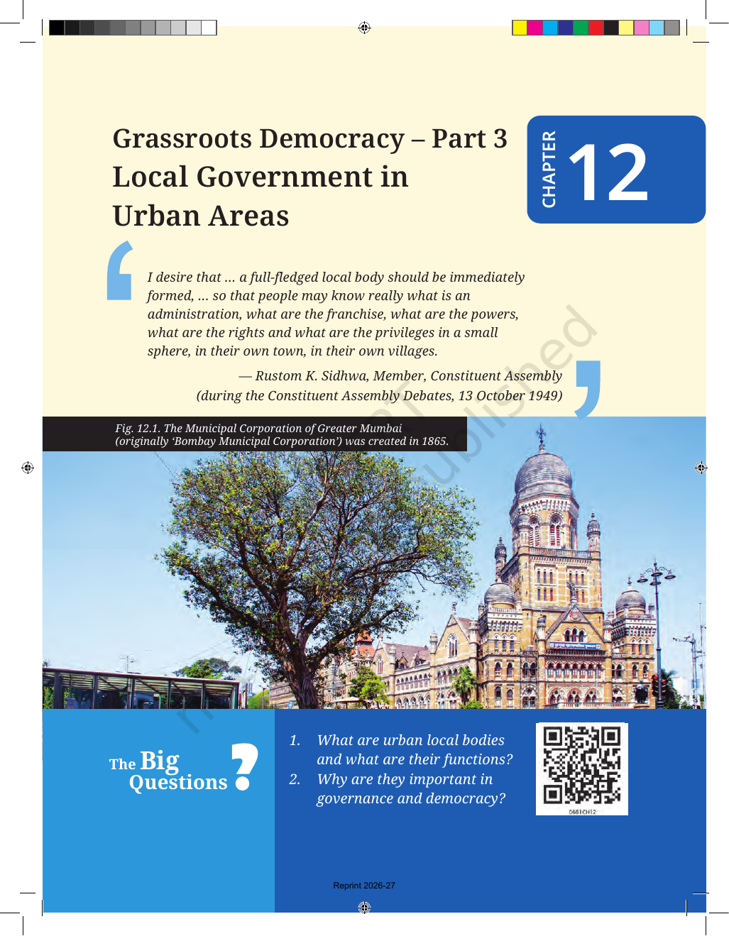 Page 1 of Grassroots Democracy — Part 3: Local Government in Urban Areas