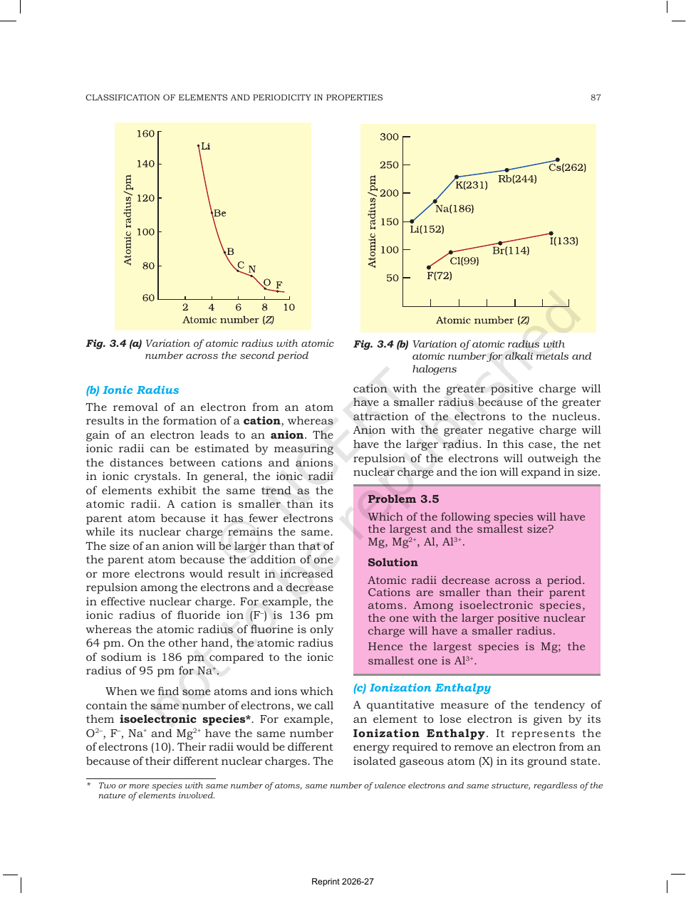 Page 14 of Classification of Elements and Periodicity in Properties