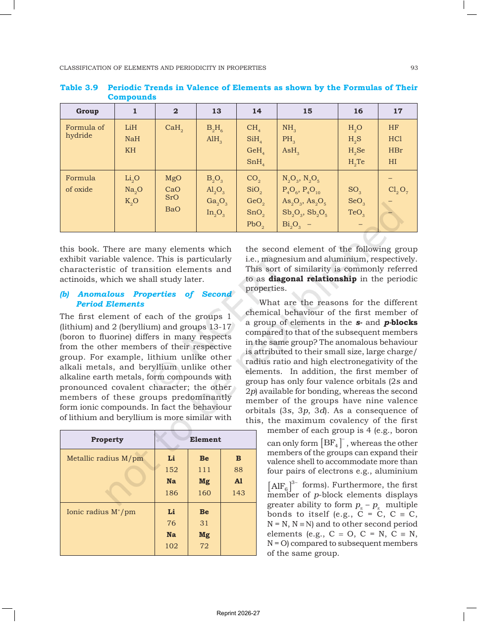 Page 20 of Classification of Elements and Periodicity in Properties