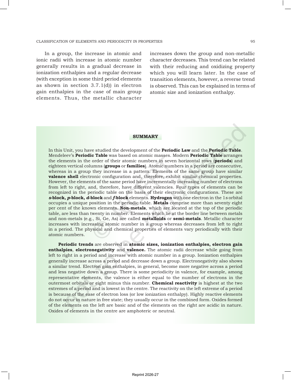 Page 22 of Classification of Elements and Periodicity in Properties