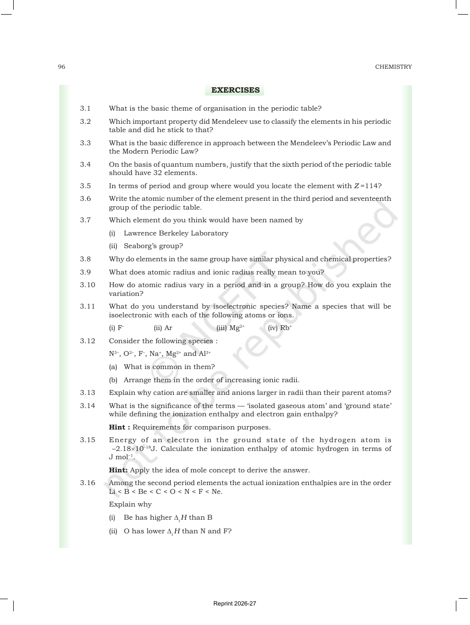 Page 23 of Classification of Elements and Periodicity in Properties