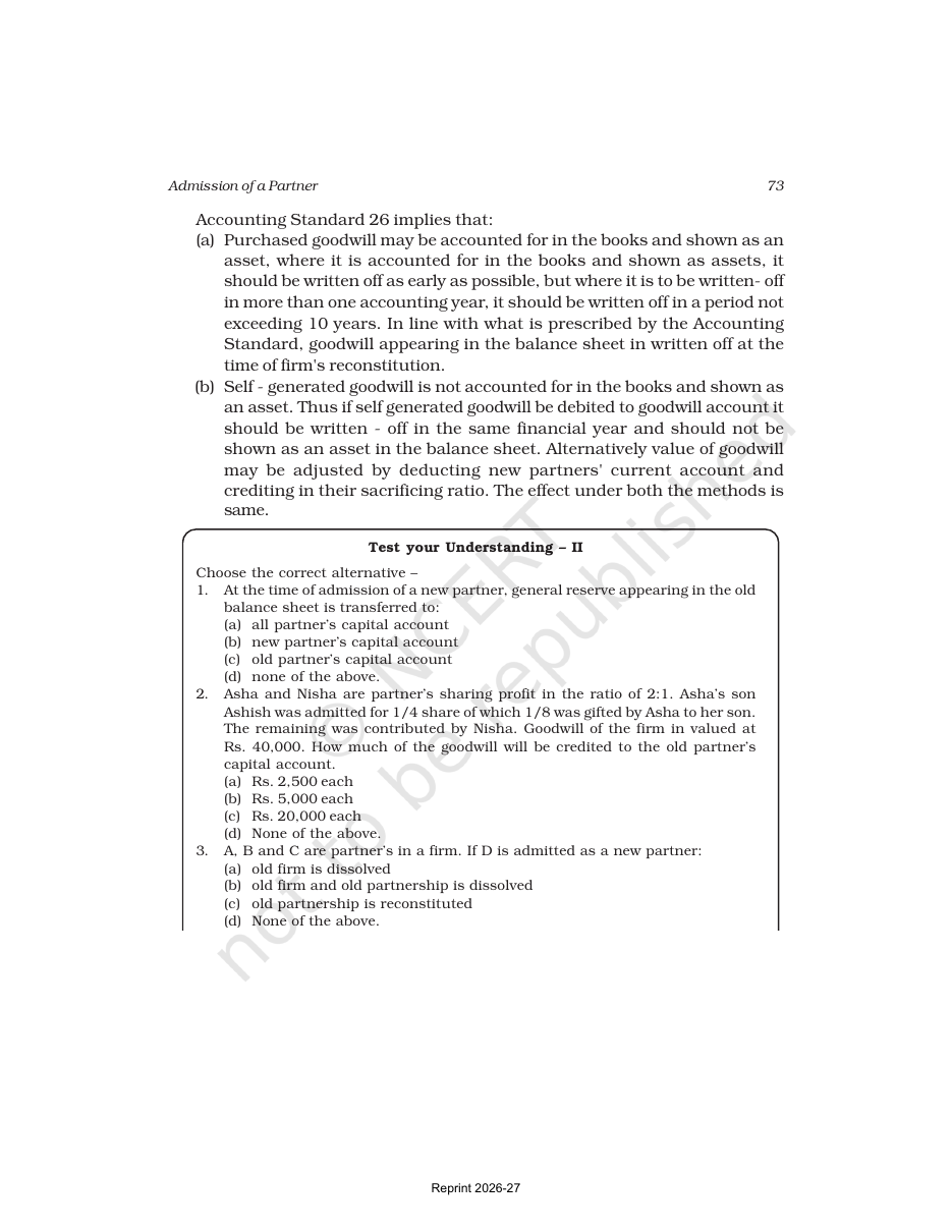 Page 26 of Accounting for Partnership: Basic Concepts