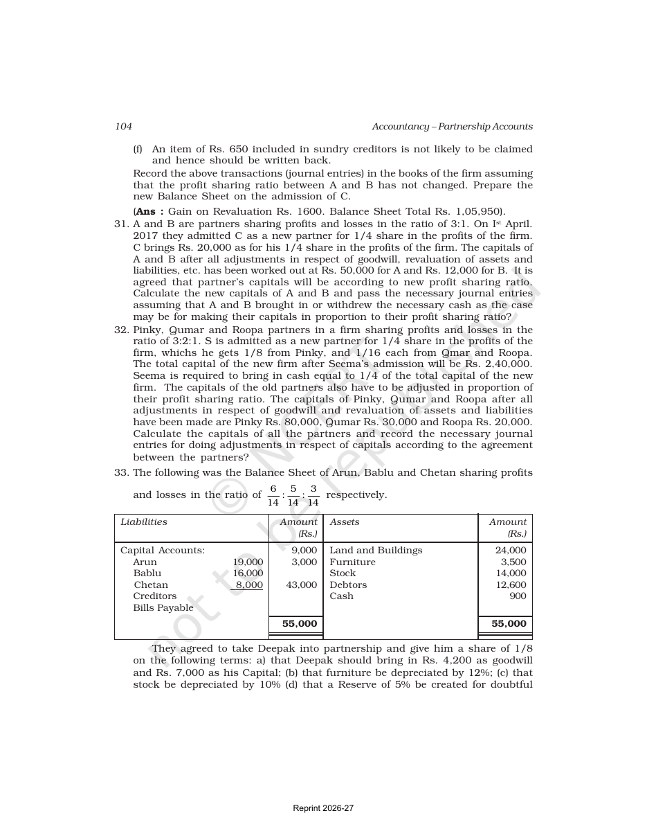 Page 57 of Accounting for Partnership: Basic Concepts