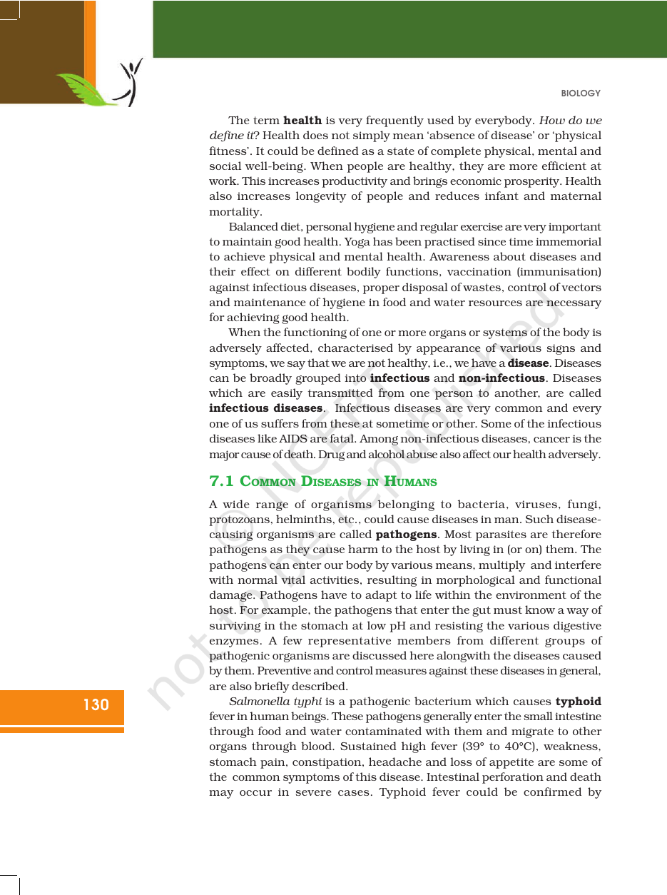 Page 4 of Human Health and Disease