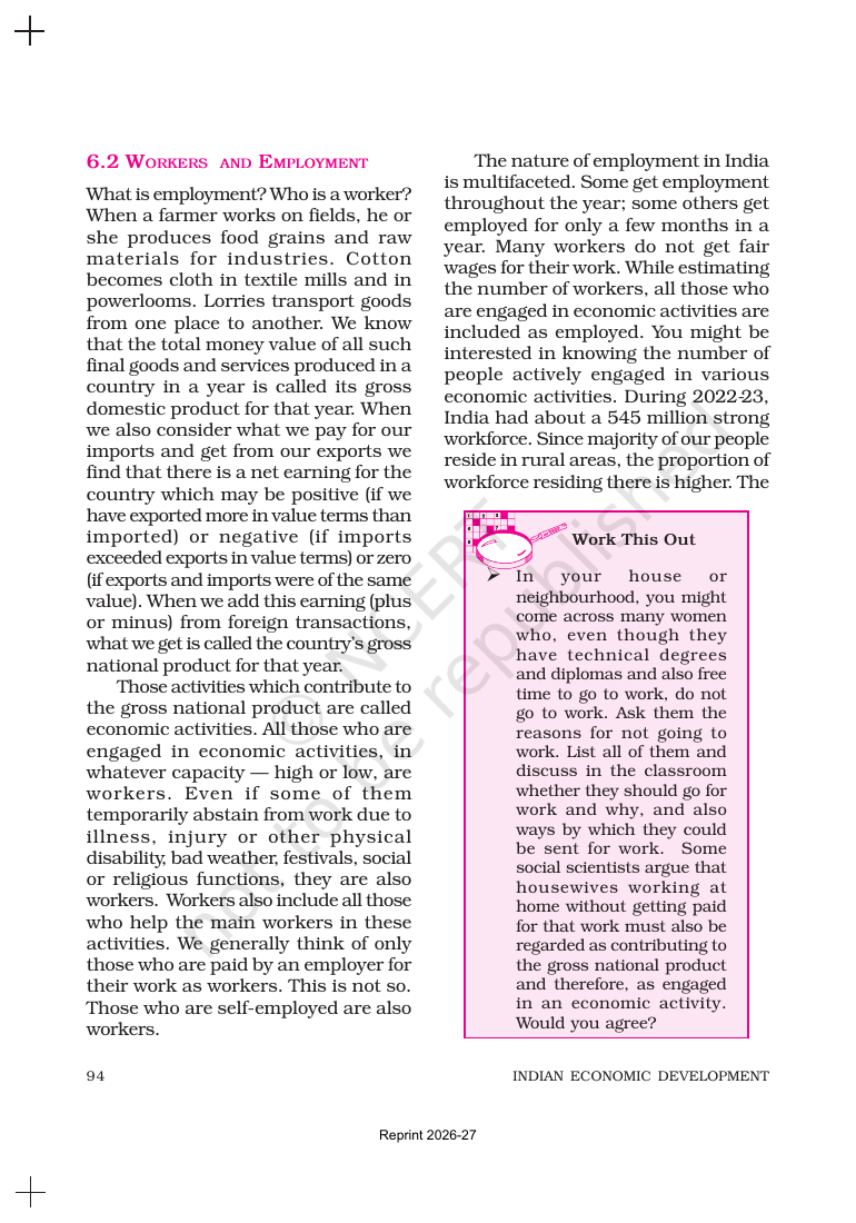 Page 3 of Employment: Growth, Informalisation and Other Issues