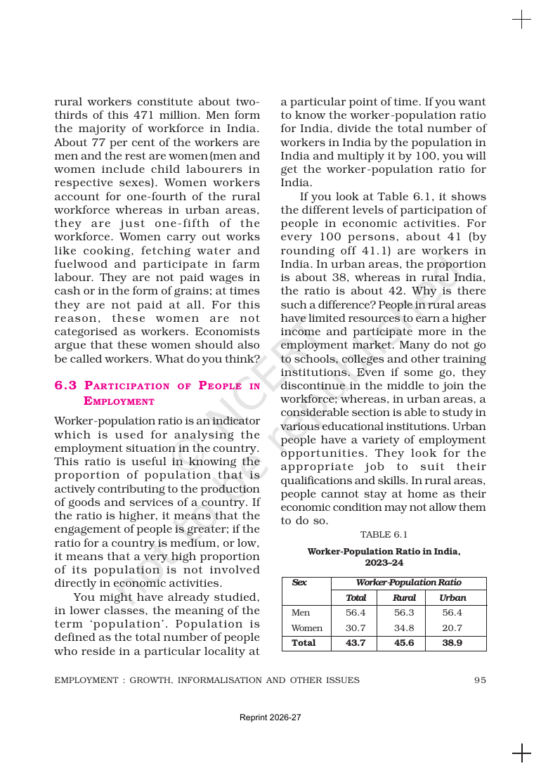 Page 4 of Employment: Growth, Informalisation and Other Issues