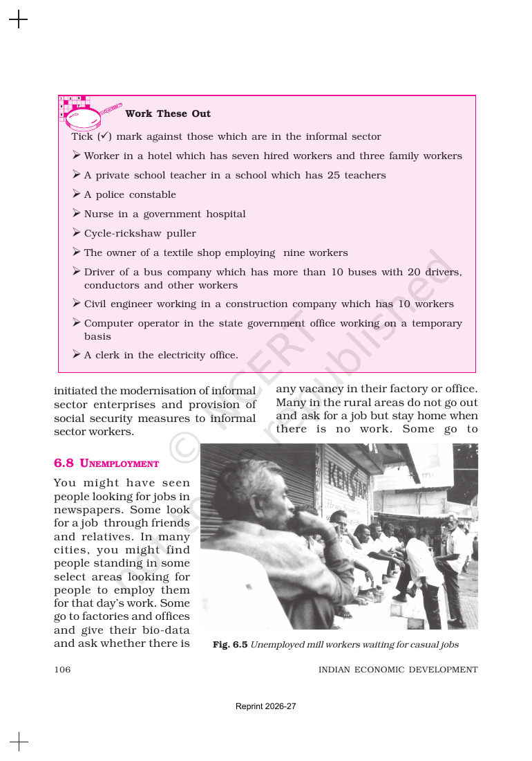 Page 15 of Employment: Growth, Informalisation and Other Issues