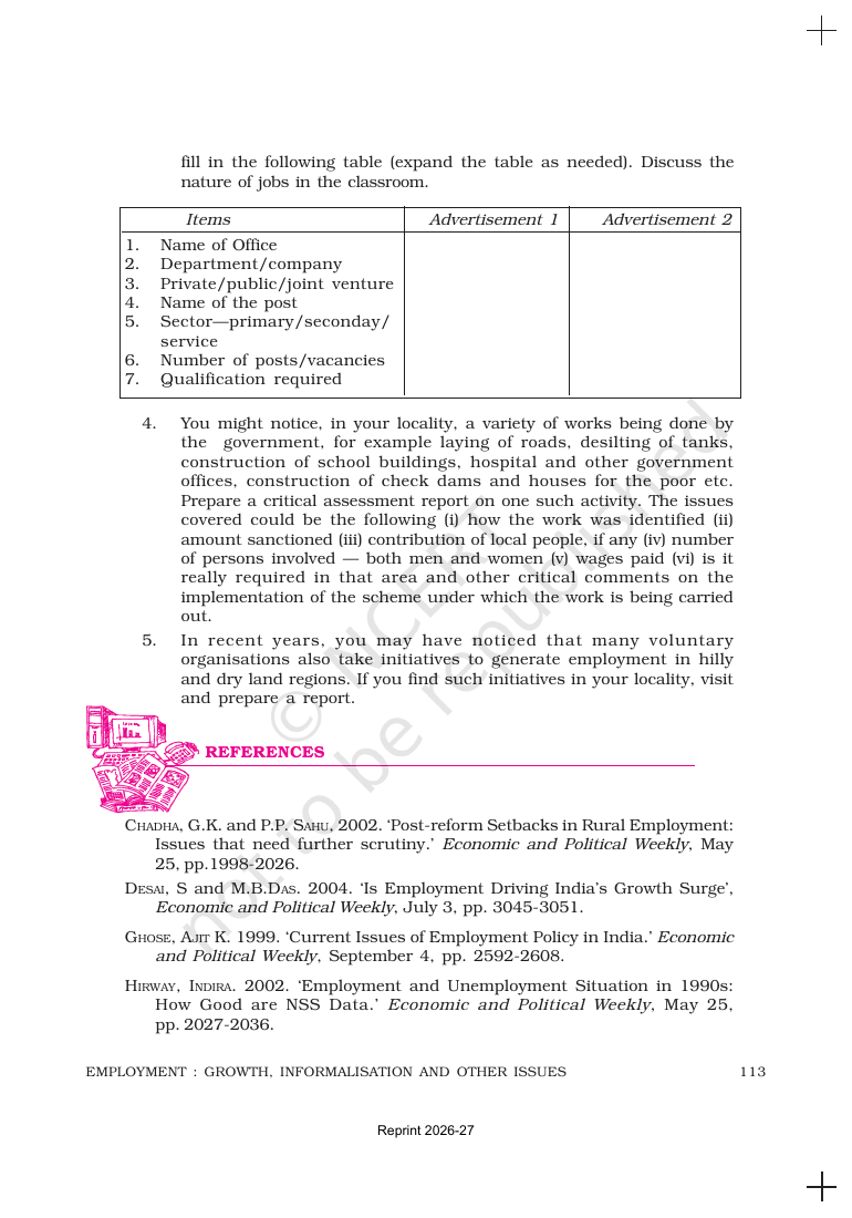 Page 22 of Employment: Growth, Informalisation and Other Issues