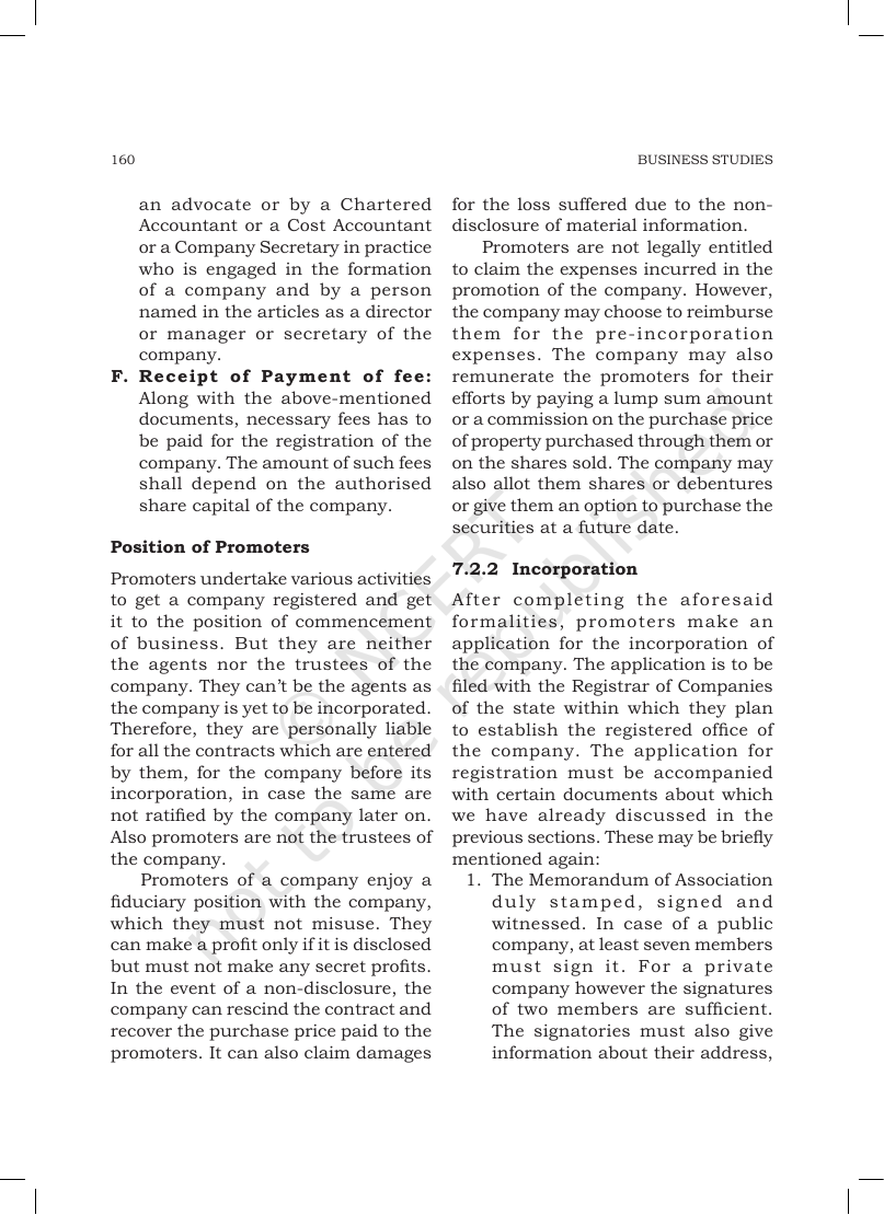 Page 10 of Formation of a Company