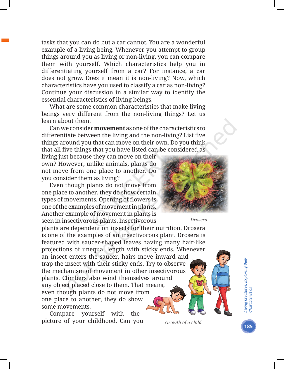 Page 3 of Living Creatures: Exploring their Characteristics